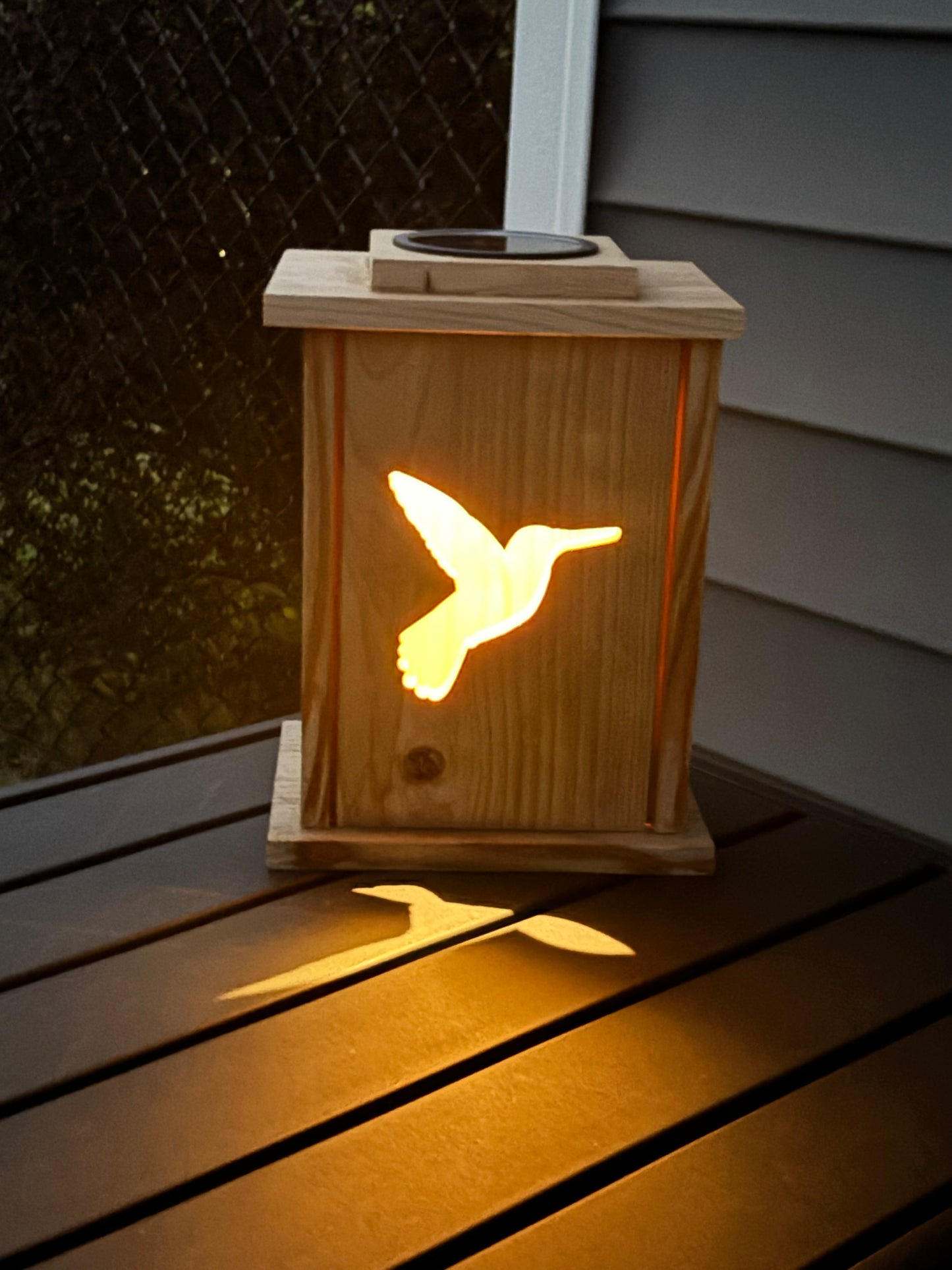 Cedar Wood Lantern – Interchangeable Panels Rustic Farmhouse Led Light