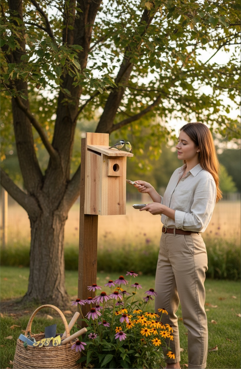 Cedar Bluebird House